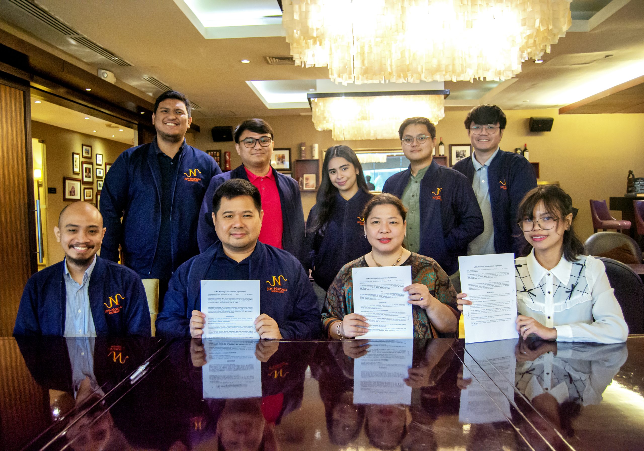Official Contract Signing with Joy~Nostalg Foundation